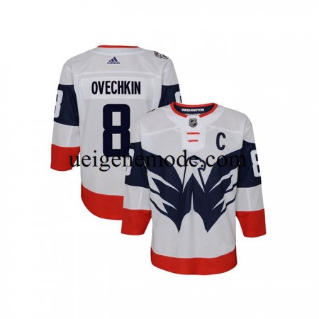 Herren Washington Capitals Eishockey Trikot Alexander Ovechkin 8 Adidas 2023 NHL Stadium Series Weiß Authentic